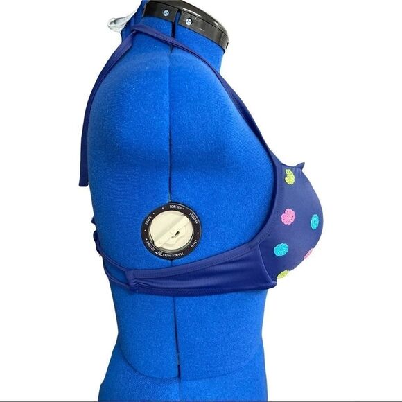 VICTORIA’S SECRET bathing suit top, 36D, blue - Picture 2 of 12